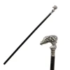 CANNE PVC DÉMONTABLE POMMEAU DRAGON ARGENT 106CM