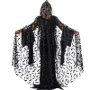 CAPE TULLE CHAUVE-SOURIS 140CM NOIR SORCIER ADULTE