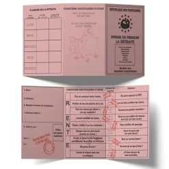 CARTE PERMIS DE PRENDRE LA RETRAITE
