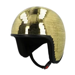 CASQUE BOULE À FACETTES DISCO OR ADULTE