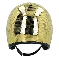 CASQUE BOULE À FACETTES DISCO OR ADULTE