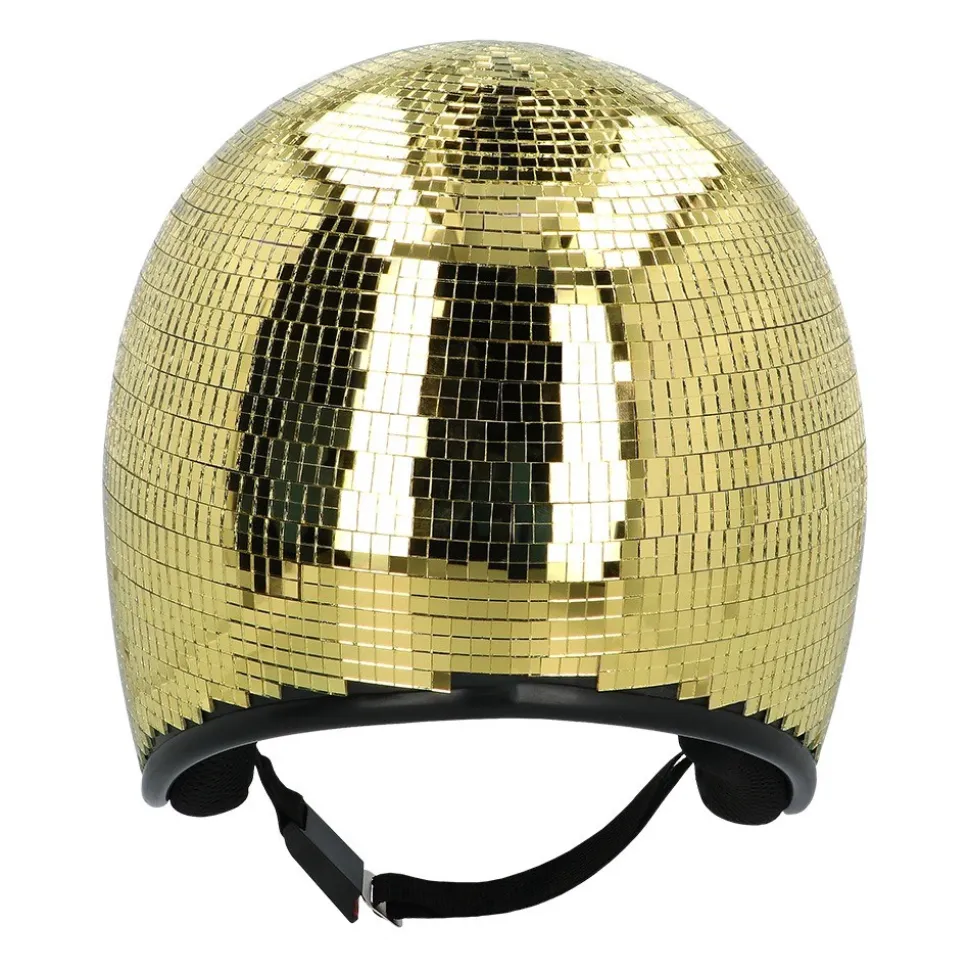 CASQUE BOULE À FACETTES DISCO OR ADULTE
