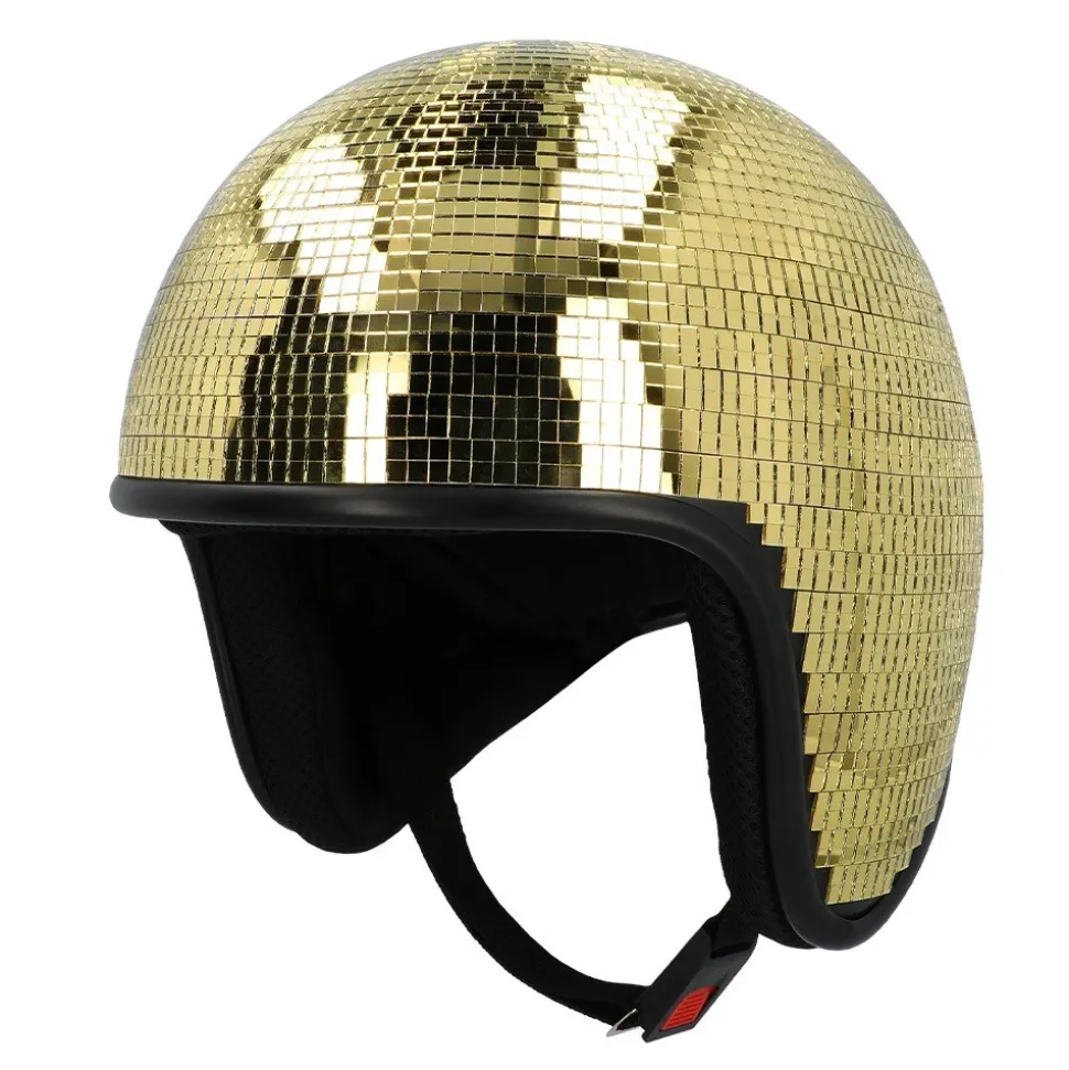 CASQUE BOULE À FACETTES DISCO OR ADULTE