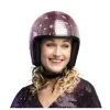 CASQUE BOULE À FACETTES DISCO ROSE ADULTE