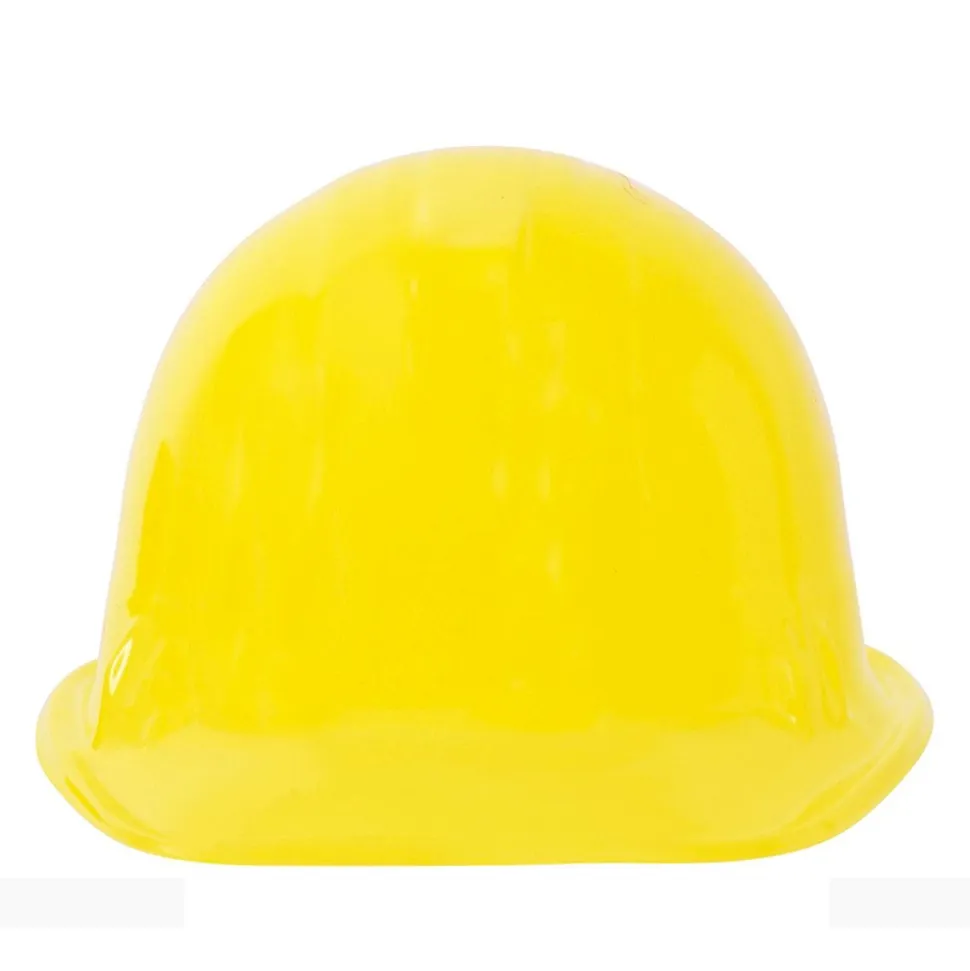 CASQUE CHANTIER OUVRIER JAUNE ENFANT