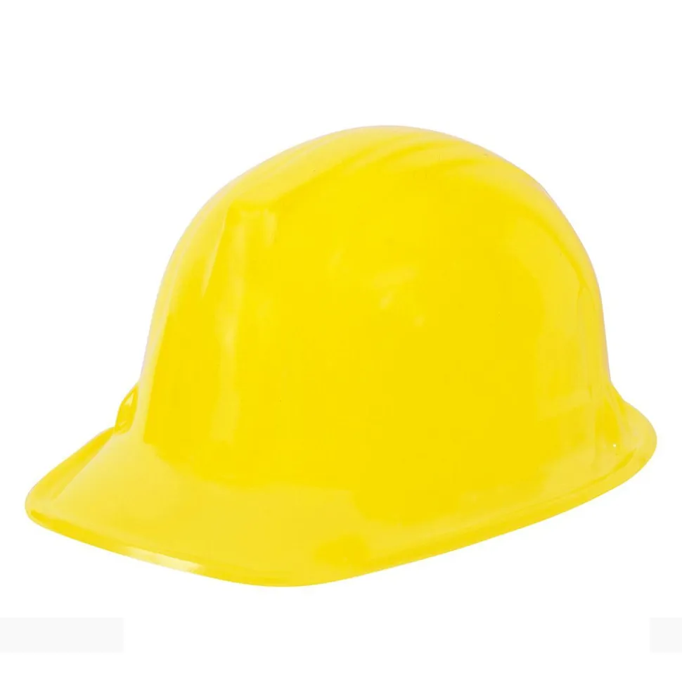 CASQUE CHANTIER OUVRIER JAUNE ENFANT
