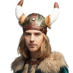 CASQUE À CORNES GUERRIER VIKING HARALD ADULTE