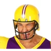 CASQUE FOOTBALLEUR AMÉRICAIN JAUNE NFL ADULTE