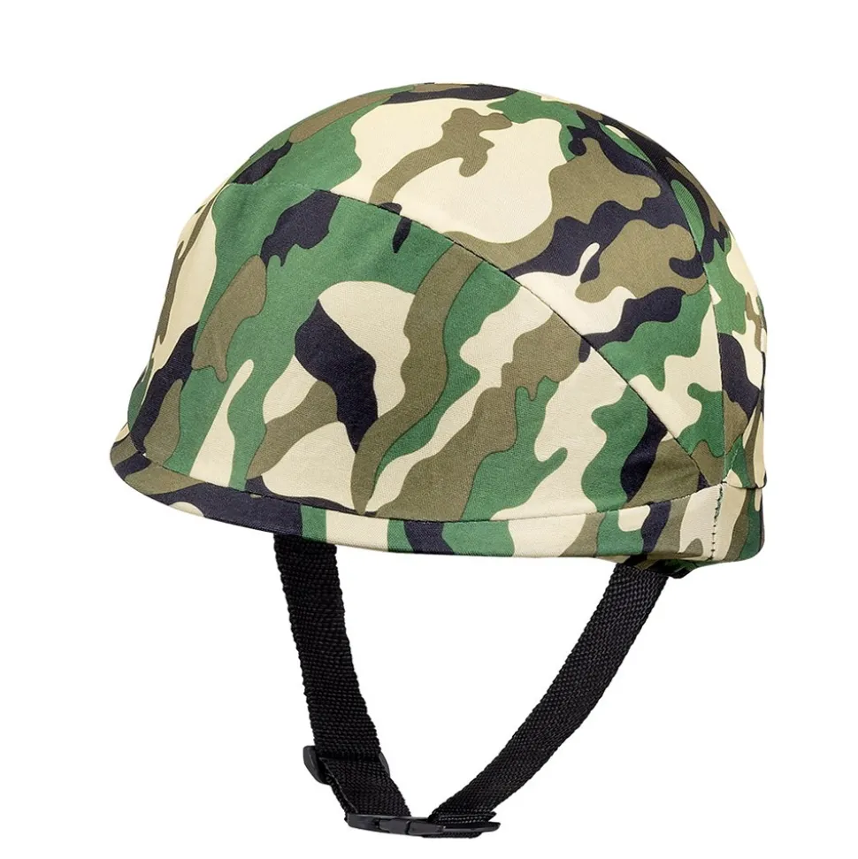 CASQUE MILITAIRE CAMOUFLAGE RÉGLABLE ADULTE
