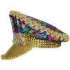 CASQUETTE CAPITAINE LOVE STRASS MULTICOLORE ADULTE