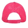 CASQUETTE FESTIVE SEQUINS FLUO ROSE ADULTE
