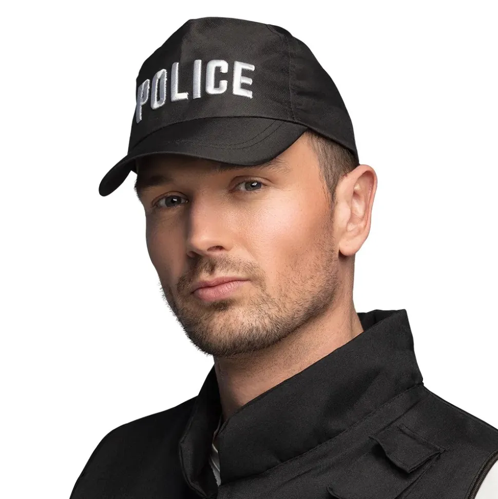 CASQUETTE POLICE REGLABLE