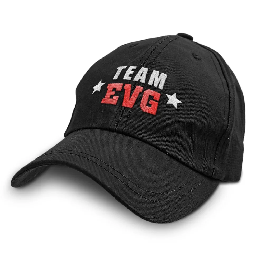 CASQUETTE POLYESTER NOIR ÉQUIPE MARIÉ EVG