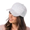 CASQUETTE POLYESTER STRASS PIERRE BLANC ADULTE