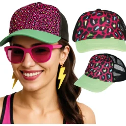 CASQUETTE TRUCK ANIMAL LÉOPARD MULTICOLORE FEMME