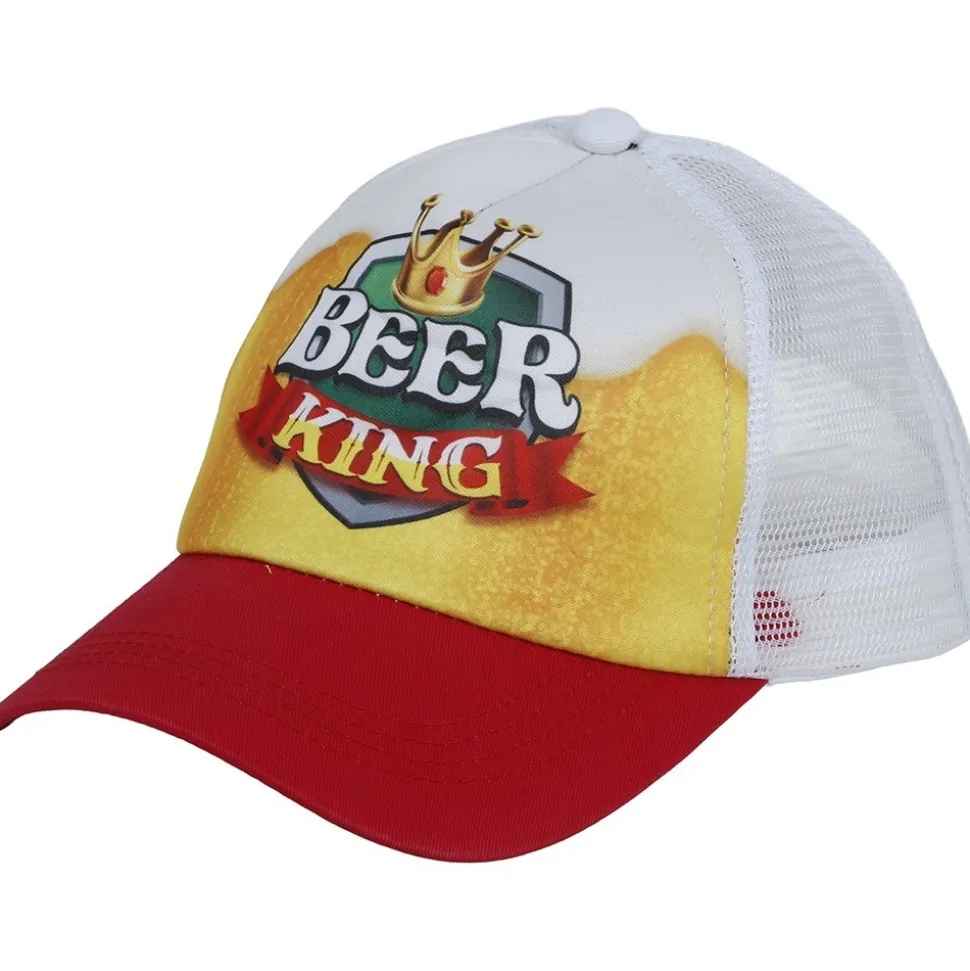 CASQUETTE TRUCKER HUMOUR ROI BIÈRE ADULTE