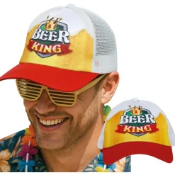 CASQUETTE TRUCKER HUMOUR ROI BIÈRE ADULTE