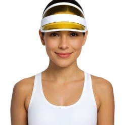CASQUETTE VISIÈRE JAUNE ADULTE