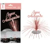 CENTRE DE TABLE JOYEUX ANNIVERSAIRE ROSE GOLD