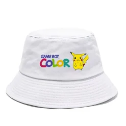 CHAPEAU BOB GAMEBOY COLOR POKÉMON BLANC ADULTE