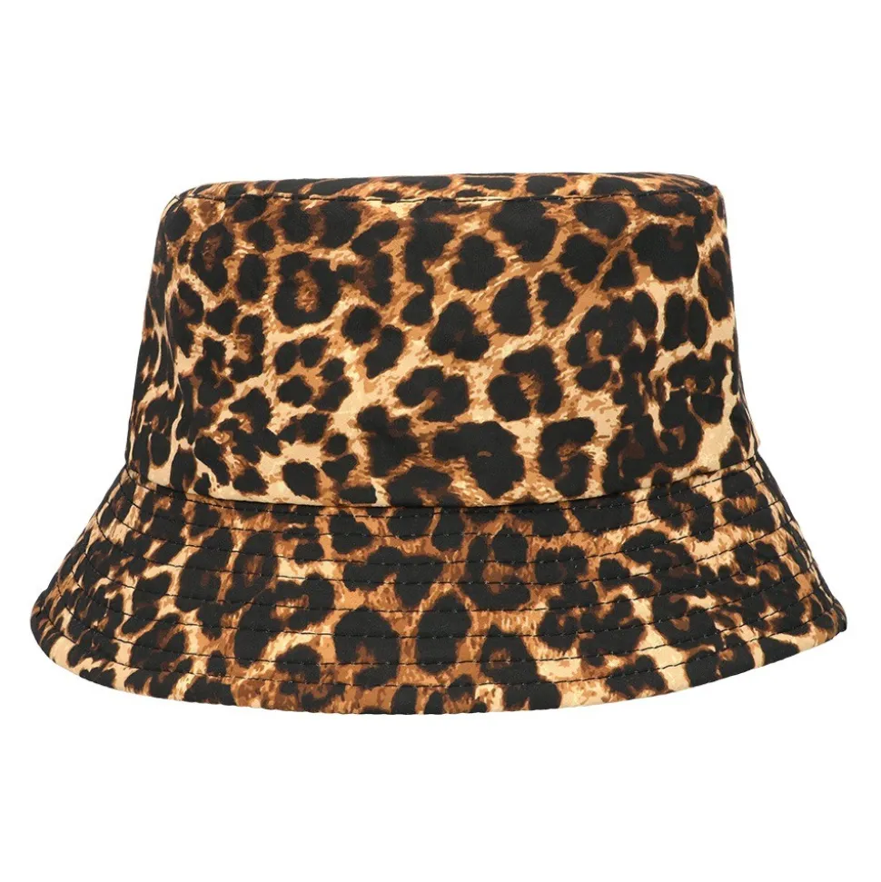 CHAPEAU BOB IMPRIMÉ PEAU LÉOPARD ADULTE