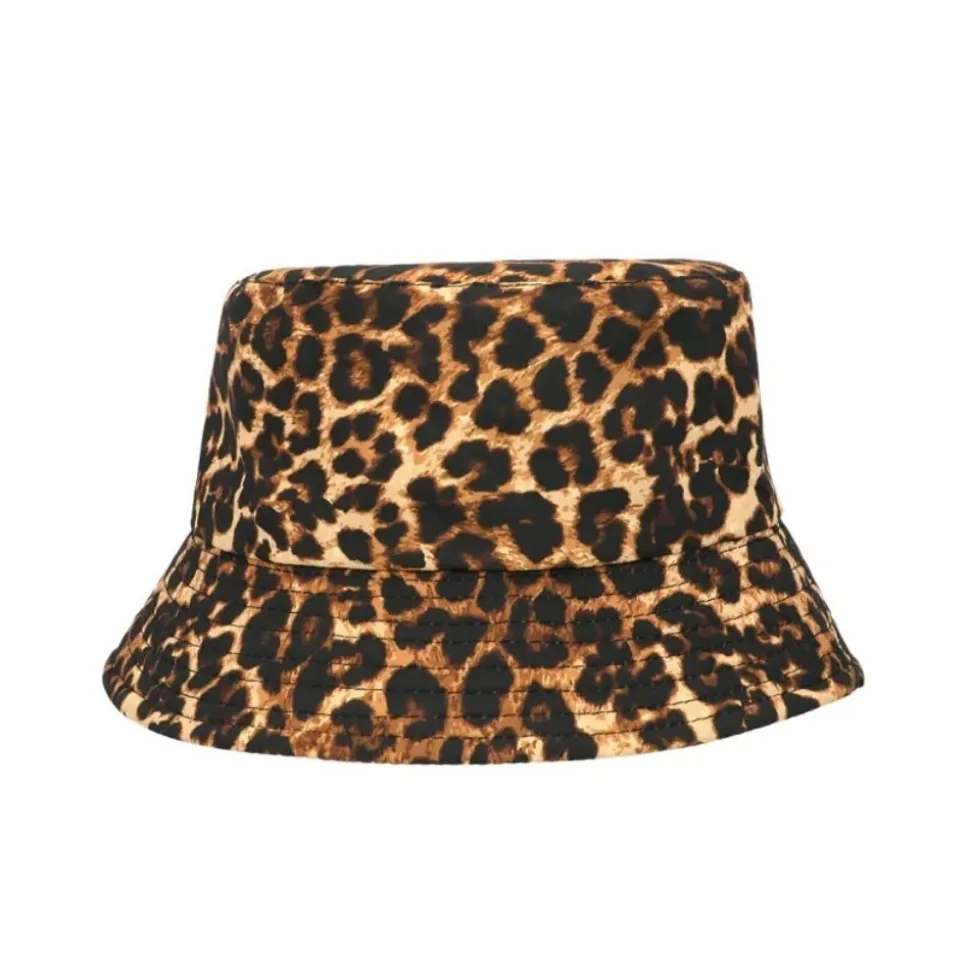 CHAPEAU BOB IMPRIMÉ PEAU LÉOPARD ADULTE