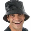 CHAPEAU BOB VINYLE NOIR ADULTE