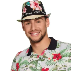 CHAPEAU BORSALINO IBIZA HIBISCUS