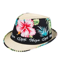 CHAPEAU BORSALINO IBIZA HIBISCUS