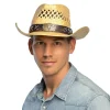 CHAPEAU BORSALINO TRESSÉ COWBOY FAR WEST ADULTE