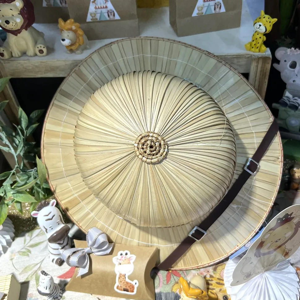 CHAPEAU COLONIAL PAILLE EXPLORATEUR ADULTE