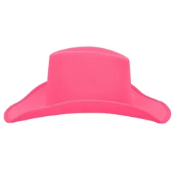 CHAPEAU COWBOY FESTIF FLUO UV ROSE ADULTE