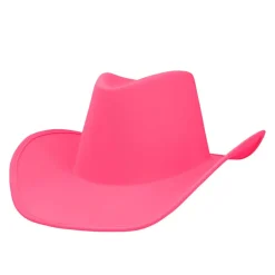 CHAPEAU COWBOY FESTIF FLUO UV ROSE ADULTE