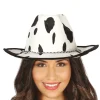 CHAPEAU COWBOY PEAU VACHE WESTERN TEXAS ADULTE