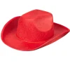 CHAPEAU COWBOY ROUGE RODÉO ADULTE