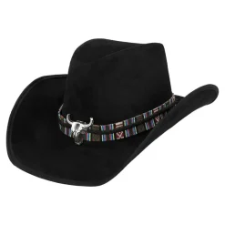 CHAPEAU COWBOY TEXAN DJANGO NOIR ADULTE