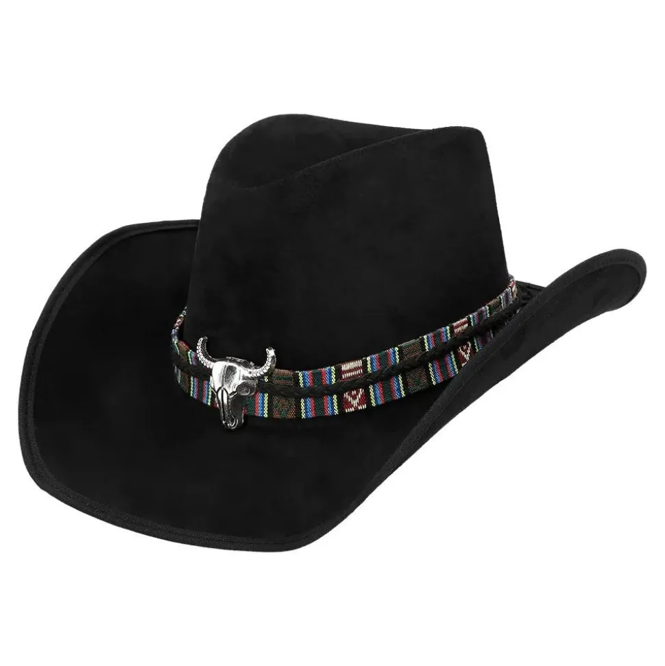 CHAPEAU COWBOY TEXAN DJANGO NOIR ADULTE