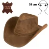 CHAPEAU COWBOY WYOMING BRUN ADULTE