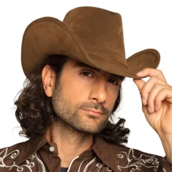 CHAPEAU COWBOY WYOMING BRUN ADULTE