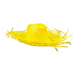 CHAPEAU DE PAILLE COWBOY HAWAÏEN ADULTE