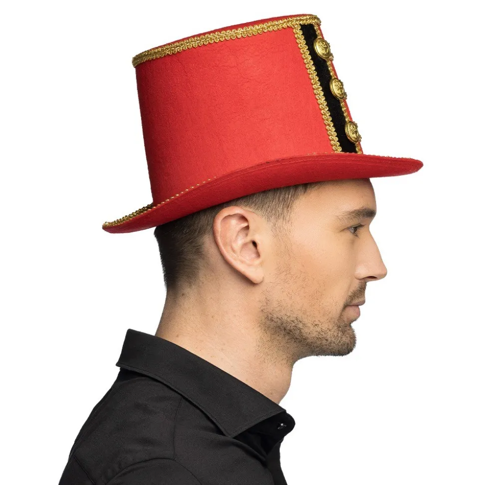 CHAPEAU HAUT-DE-FORME DIRECTEUR CIRQUE ADULTE