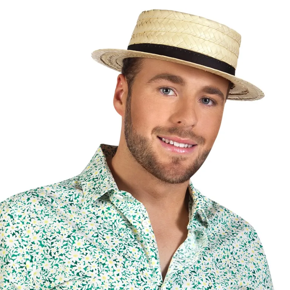 CHAPEAU PAILLE CANOTIER ADULTE