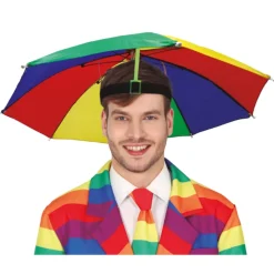 CHAPEAU PARAPLUIE PLIABLE 55CM MULTICOLORE