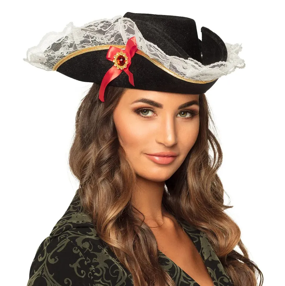 CHAPEAU PIRATE TRICORNE STACEY T57