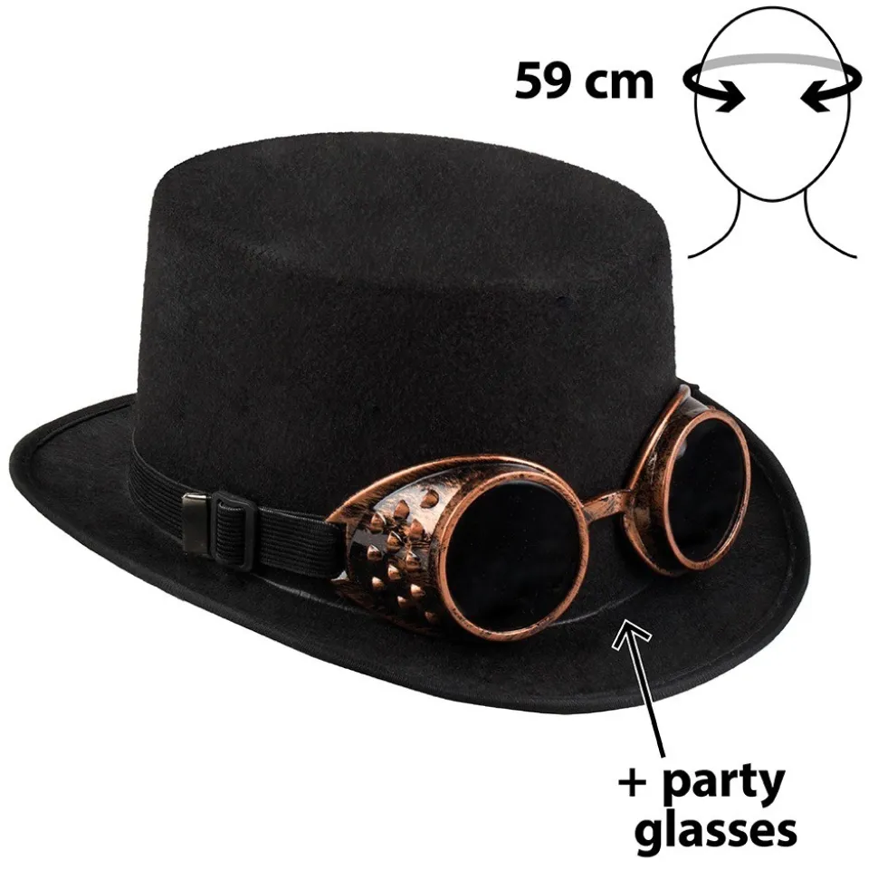 CHAPEAU STEEGOGGLES NOIR