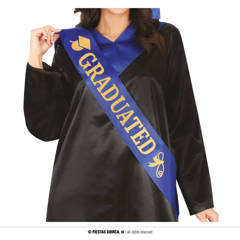 ÉCHARPE BLEUE CÉRÉMONIE REMISE DIPLÔME ADULTE
