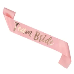 ÉCHARPE TEAM BRIDE POLYESTER EVJF 80CM ROSE