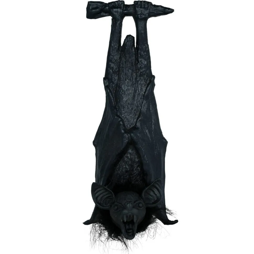 CHAUVE-SOURIS PENDUE DÉCO PVC 50CM NOIR