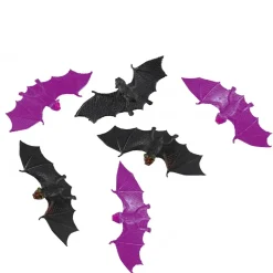 6 CHAUVE-SOURIS PLASTIQUE