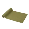 CHEMIN DE TABLE EFFET LIN 28CMX5M VERT OLIVE